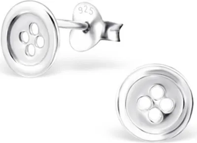 Produktbild von Silber Ohrstecker Knopf