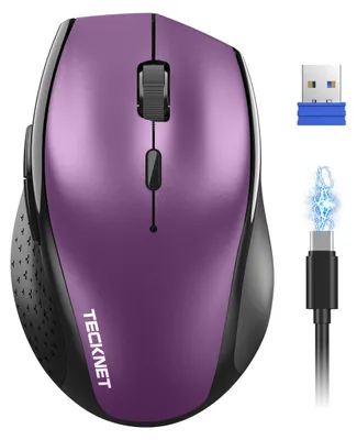 Immagine prodotto di Mouse wireless 4800 DPI - Lilla - Ottica - Ricevitore USB - 6 pulsanti