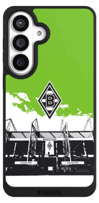Produktbild von NIVOCASE Handyhülle für Samsung Galaxy S26+  Hülle NIVOpure Case Schwarz Borussia Mönchengladbach Fanartikel Stadion