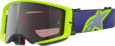 Produktbild von Alpinestars Supertech Vision Corp Motocross Brillen, lila/gelb