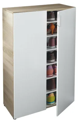 Produktbild von Mehrzweckschrank 2 Türen - Eiche Braun 36x103h cm