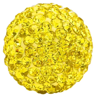 Produktbild von Morella® Damen Schutzengel Halskette Edelstahl 70 cm mit Anhänger Engelsflügel und Klangkugel Zirkonia gelb Ø 16 mm in Schmuckbeutel