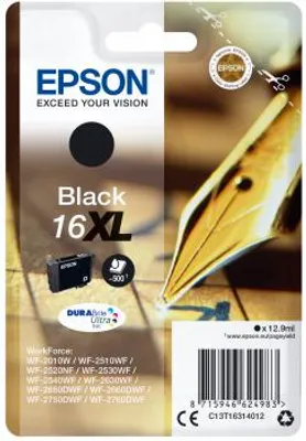 Obrázok produktu pre EPSON c13t16314012 EPSON Tinte N.16XL für EPSON WorkForce 2010/2510, schwarz,XL