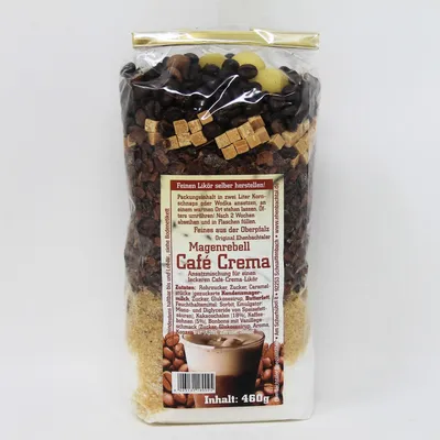 Produktbild von Magenrebell Cafe Crema Likör Ansatzmischung für Kräuterlikör 460g