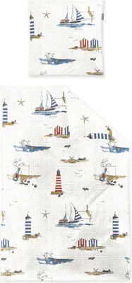 Produktbild von Irisette Seersucker Bettwäsche-Garnitur Easy 8329 Farbe multi Größe 155x220+80x80