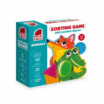 Immagine prodotto di Lernspiel Sortierspiel mit Holzfiguren. Tiere  RW4204