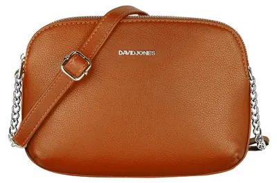 Produktbild von David Jones - Damen Kleine Umhängetasche - Crossbody Bag Kunstleder - Tasche 3 Fäc
