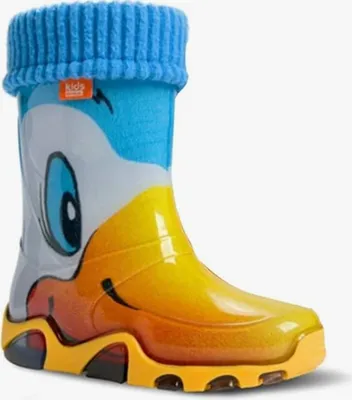 Produktbild von Kinder Gummistiefel mit Einlage gefüttert Ente LUX (Size 32/33 EU)