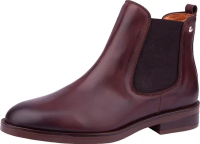 Produktbild von Pikolinos Damen Stiefelette Leder Chelsea Boot mit Gummizug Puertollano W3C-8594, Größe:37 EU, Farbe:Rot