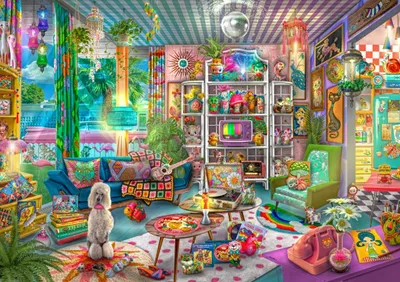 Zdjęcie produktu dla Bluebird Puzzle Fantasy Kitschy Cute Collector - 2000 elementów