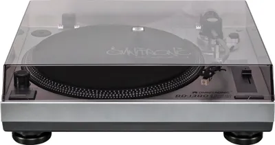 Zdjęcie produktu dla Omnitronic 10603043, Gramofon DJ z napędem pasowym, 33,45 RPM, -10 - 10%, 0,25%, 1 s, Silnik prądu stałego