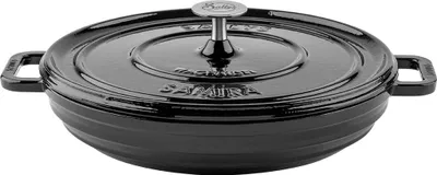 Produktbild von Sallys Gusseisentopf Samira - Fury Black Majolika
