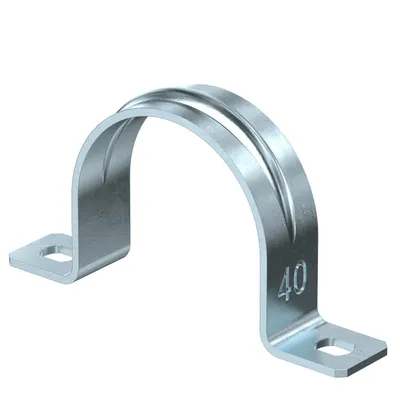 Produktbild von OBO 605 40 G Befestigungsschelle zweilappig 40mm St G 1018396