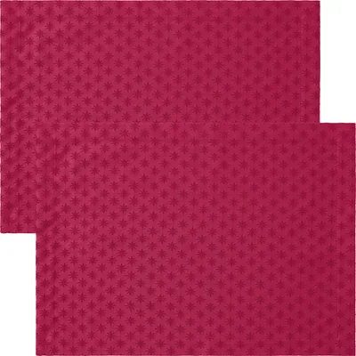 Produktbild von Erwin Müller Tischset Denia" 2er-Pack rot 35x50 cm"