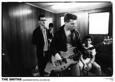Obrázek produktu pro The Smiths – Glastonbury Festival 1984 – Plakát – 59x84 cm