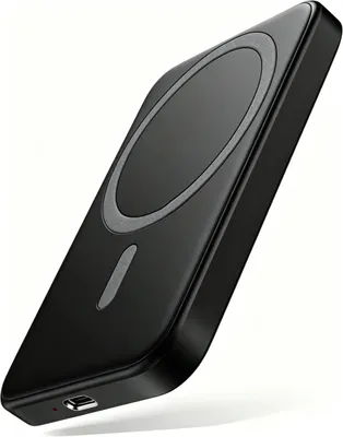 Produktbild von Powerbank, Magnetische Powerbank, 5000mAh Kabellose Ladegerät, Handyakkus, Schnellladen, für iPhone 17/16/15/14/13/12/Pro/Pro Max