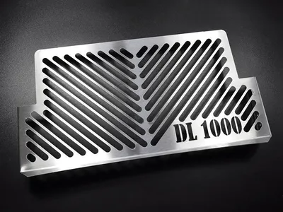 Zdjęcie produktu dla Osłona chłodnicy ZIEGER kompatybilna z Suzuki DL 1000 V-Strom Design Logo srebrny