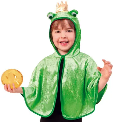 Produktbild von Kinderkostüm "Cape Froschkönig" Karneval, Fasching, Mottoparty (104)