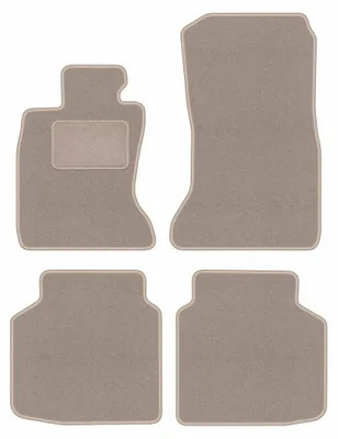 Immagine prodotto di Tappetini in moquette per BMW 7 F02 2008-2015 (Xdrive) – set 4 pezzi, beige, su misura – Wielganizator LUX