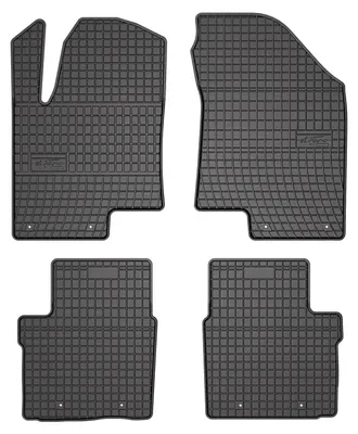 Produktbild von Gummi-Fußmatten für DFSK Fengon 6 2024- (SUV) – 4-tlg, Schwarz, passgenau