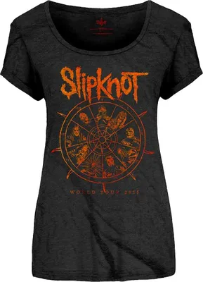 Obrázek produktu pro Slipknot The Wheel (Back Print) Black L Dámské Tričko