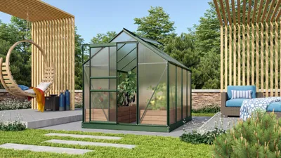 Obrázek produktu pro Skleník Vitavia Venus 5000 polykarbonát 6 mm 195 x 257 cm zelený