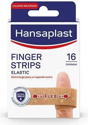Produktbild von Hansaplast Finger Strips Elastic 16 Stück