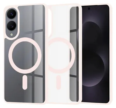 Produktbild von Techsuit – MagSafe Pro-Hülle für Samsung Galaxy S25 Edge – Nude-Rosa
