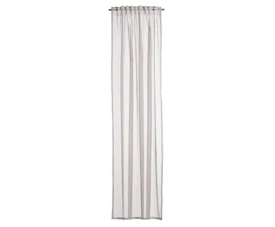 Produktbild von Schlaufenschal - Taupe - 140 x 245 cm - Leinenoptik - verdeckte Schlaufen