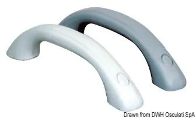 Zdjęcie produktu dla Uchwyt z miękkiego PCV RAL 7035 250 mm Osculati 41.914.02