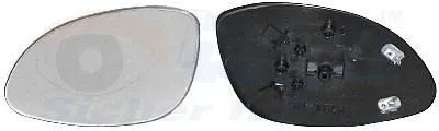 Produktbild von VAN WEZEL Spiegelglas Außenspiegel Rechts für OPEL VECTRA B (36) Konvex Beheizbar 3766836
