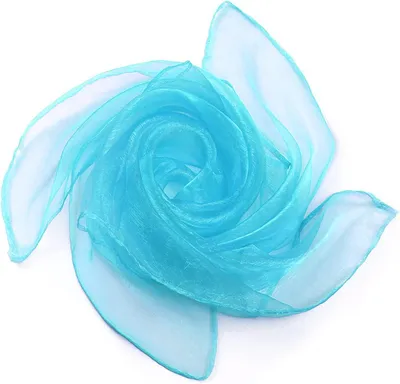 Productafbeelding van Blaue jongleerdraden, 8 stuks, 60x60 cm, geschikt voor kinderen en speelactiviteiten