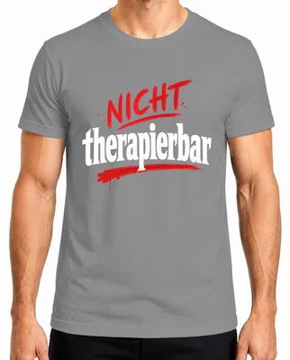 Imagen del producto de Camiseta para hombre, color gris, talla M. Frase divertida y sarcástica: "Intratable. Con humor."