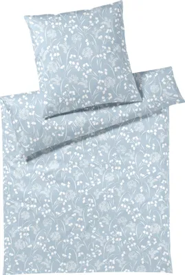 Produktbild von elegante Mako-Jersey-Kissenbezug einzeln Bonjour Farbe Bleu Größe 40x80