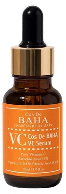 Zdjęcie produktu dla COS DE BAHA - Vitamin C Serum (VC), 30 ML - Serum antyoksydacyjne do twarzy z witaminą C