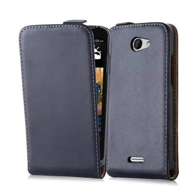 Immagine prodotto di Cadorabo custodia per HTC DESIRE 516 custodia protettiva in nero flip custodia del telefono cellulare cover in Similcuoio