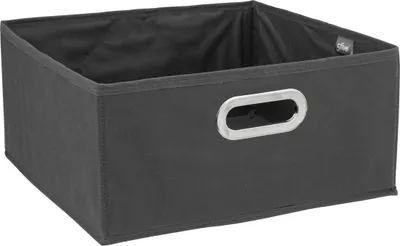 Produktbild von Aufbewahrung Korb Stoff hell anthrazit 31x15x31 cm