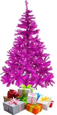 Produktbild von Weihnachtsbaum 150 cm inkl Ständer Lila / Pink