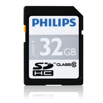 Produktbild von Philips FM32SD45B/10 SDHC Speicherkarte, 32 GB, Class 10