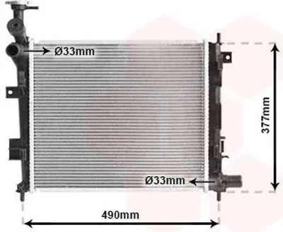 Produktbild von VAN WEZEL 83002189 Kühler Wasserkühler Motorkühler für KIA PICANTO (TA)