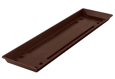 Produktbild von Geli Balkonkasten Untersetzer STANDARD Braun  60 cm - Kunststoff