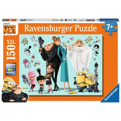 Produktbild von Ravensburger Kinderpuzzle - Ich - einfach unverbesserlich 3, Gru und seine Familie, 150 Stück(e), Cartoons, 7 Jahr(e)