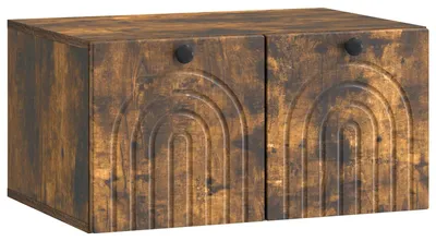 Obrázek produktu pro vidaXL Nástěnná skříňka na televizi, kouřový dub, 59,5 x 41 x 30 cm