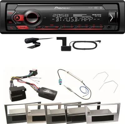 Produktbild von Pioneer MVH-S420DAB Bluetooth DAB+ USB Einbauset für Astra H Corsa D Zafira B