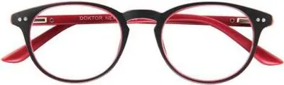 Produktbild von I NEED YOU DOKTOR NEW G66100 grau-rot +1,00 dpt. Kunststoff