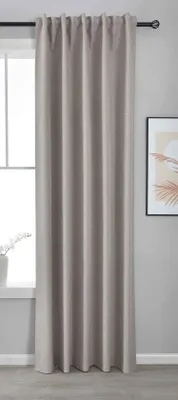 Produktbild von Premium Verdunkelungsvorhang HxB 245x140 cm Taupe »BOSTON Dark« 100% Verdunkelung mit Multibandaufhängung , 2023600