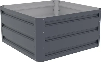 Zdjęcie produktu dla Podwyższone łóżko ROJAPLAST, metalowe, 60 x 60 x 30 cm, szare