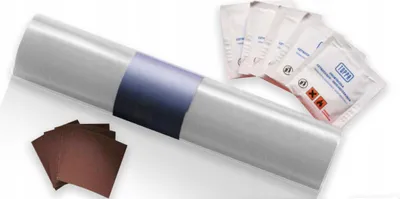 Zdjęcie produktu dla Zestaw Naprawczy Do Łatania Plandek 220x32cm SREBRNY