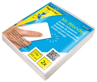 Produktbild von Peggy Perfect Radierschwamm "Mr. Wonder" Maße: 110 x 63 mm 2er Pack