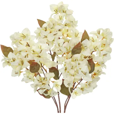 Produktbild von Künstliche Blumen Bougainvillea Dekorationszweige Realistisch 5 Stück 70 cm